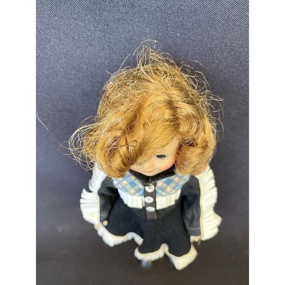 12” Vintage Shirley Temple Doll Tagged Western Dress RARE BLUE YOKE +Two Dresses - Picture 4 of 14